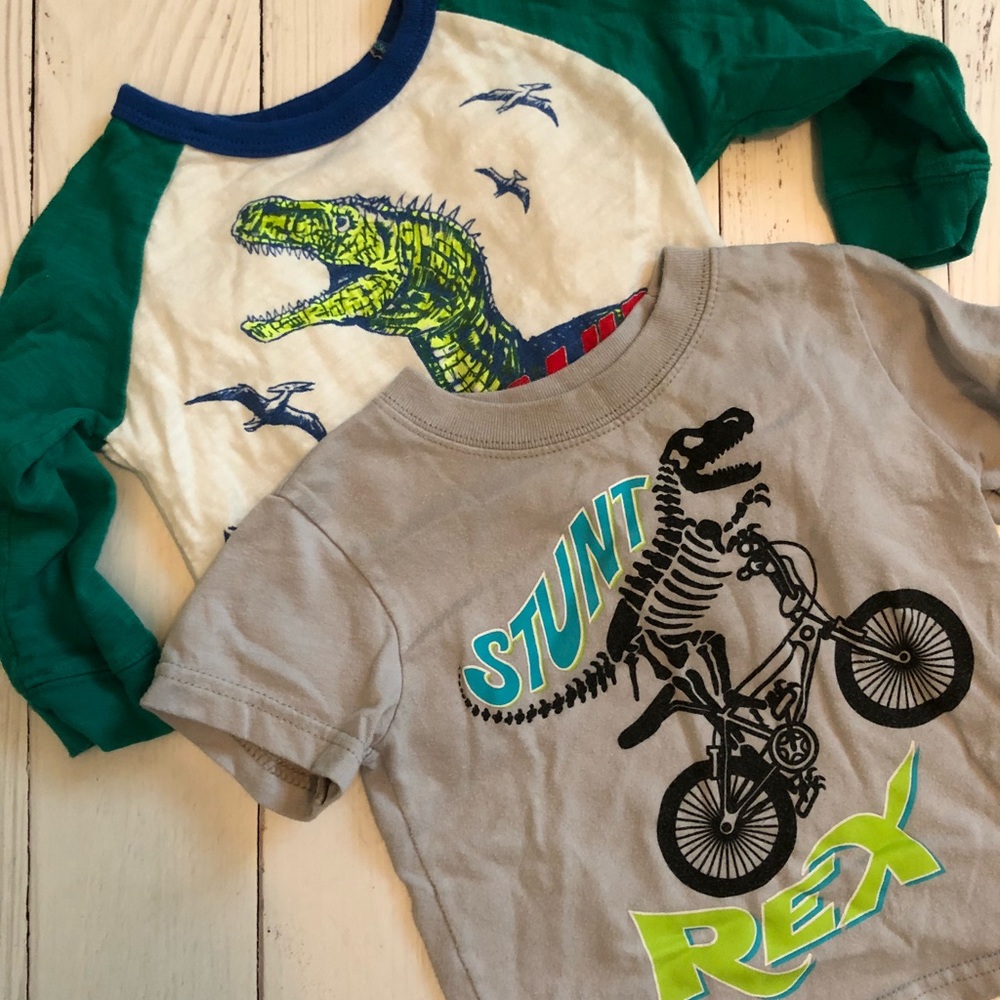BOYS 12MO DINOSAUR SHIRT BUNDLE